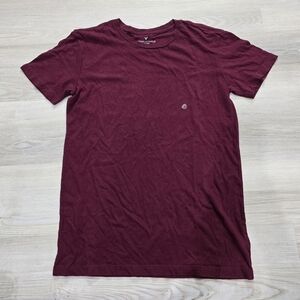 American Eagle Mens Basic T-Shirt Maroon Size S NWOT